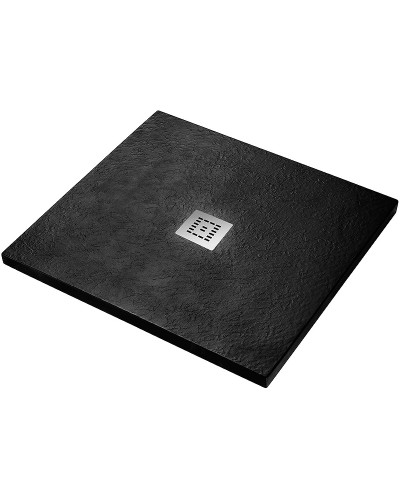 Душевой поддон из искусственного камня BelBagno Uno 90x90 TRAY-MR-UNO-A-90-35-NERO Черный