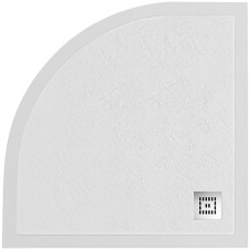 Душевой поддон из искусственного камня BelBagno Uno 80x80 TRAY-MR-UNO-R-80-550-35-W Белый