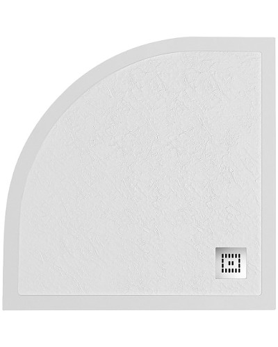 Душевой поддон из искусственного камня BelBagno Uno 80x80 TRAY-MR-UNO-R-80-550-35-W Белый