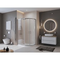 Душевой поддон из искусственного камня BelBagno Uno 120x90 L TRAY-MR-UNO-RH-120/90-550-35-W-L Белый