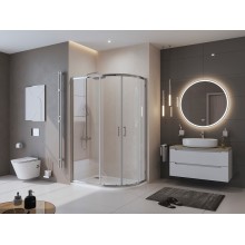 Душевой поддон из искусственного камня BelBagno Uno 120x90 L TRAY-MR-UNO-RH-120/90-550-35-W-L Белый