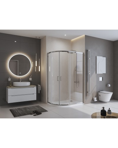 Душевой поддон из искусственного камня BelBagno Uno 120x80 R TRAY-MR-UNO-RH-120/80-550-35-W-R Белый