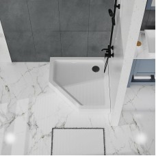 Акриловый поддон для душа BelBagno Tray 90x90 TRAY-BB-P-90-15-W Белый