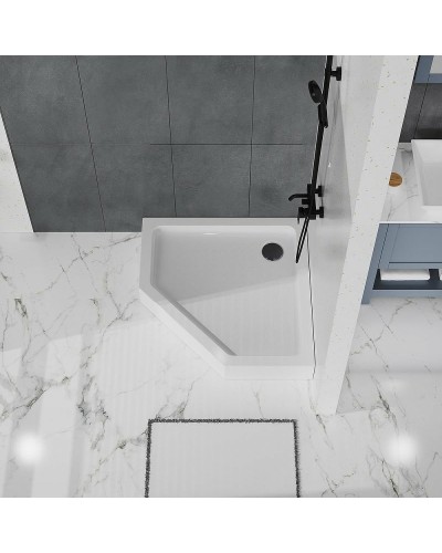 Акриловый поддон для душа BelBagno Tray 90x90 TRAY-BB-P-90-15-W Белый