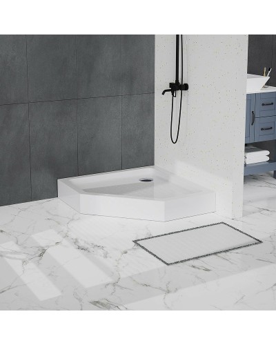 Акриловый поддон для душа BelBagno Tray 90x90 TRAY-BB-P-90-15-W Белый