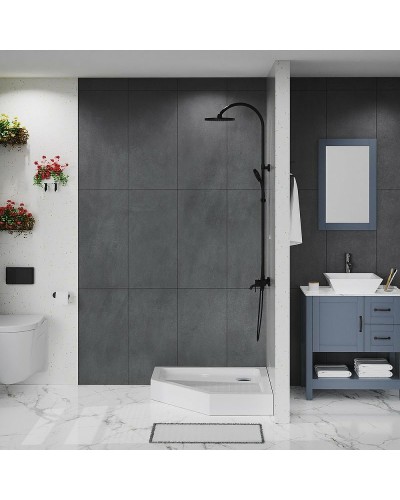 Акриловый поддон для душа BelBagno Tray 90x90 TRAY-BB-P-90-15-W Белый