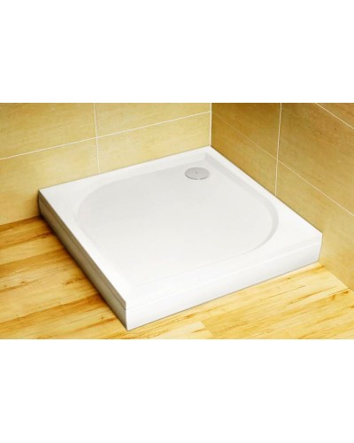 Душевой поддон из искусственного камня Radaway Paros C 80x80x13 белый