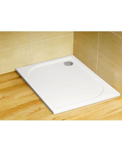 Душевой поддон из искусственного камня Radaway Paros D 80x100x13 белый