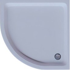 Душевой поддон из искусственного камня Aquatek 90x90 радиальный с ножками Белый