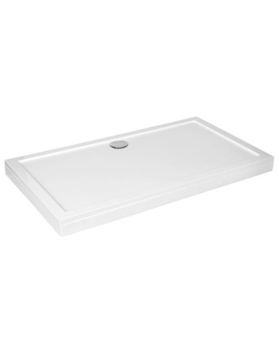 Душевой поддон из искусственного камня Aquanet Alfa Delta 120x80 168430 Белый