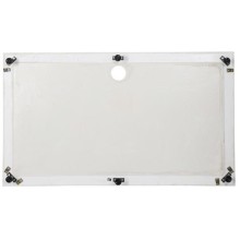 Душевой поддон из искусственного камня Aquanet Alfa Delta 140x80 172468 Белый