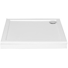 Душевой поддон из искусственного камня Aquanet Alfa Delta Cube 90x90 168433 Белый
