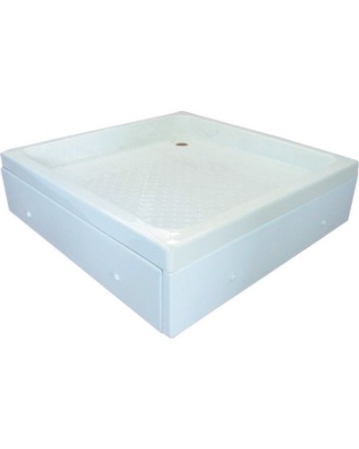 Акриловый поддон для душа Bas Аполло 80x80 Белый