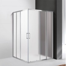Душевая стенка Cezares MOLVENO-FIX-30-P-Cr профиль Хром стекло матовое