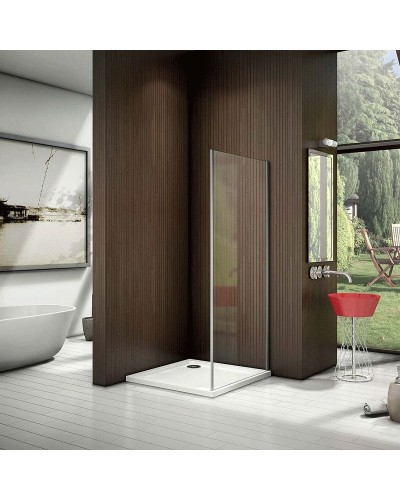 Душевая стенка Good Door Neo SP-90 90х185 профиль Хром стекло прозрачное