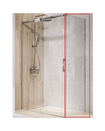 Душевая стенка Radaway Espera Pro S1 90 10093090-01-01 боковая профиль Хром стекло прозрачное
