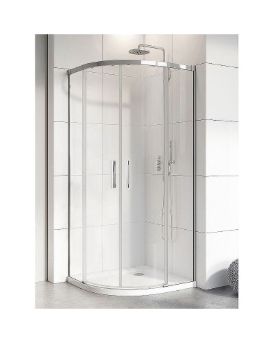 Душевая стенка Radaway Idea PDD 100Lх100R 387142-01-01 боковая профиль Хром стекло прозрачное