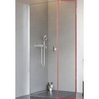 Душевая стенка Radaway Nes S1 100 10039100-01-01 боковая профиль Хром стекло прозрачное