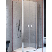 Душевая стенка Radaway Nes PTD 90 10051600-01-01 боковая профиль Хром стекло прозрачное