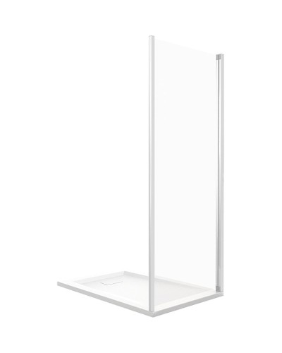 Душевая стенка Good Door Lira SP-100-C-CH 100 профиль Хром стекло прозрачное