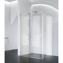 Душевая стенка BelBagno Acqua 80 ACQUA-80-FIX-C-Cr профиль Хром стекло прозрачное