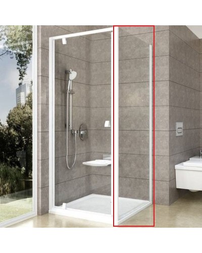 Душевая стенка Ravak Pivot PPS-100 90GA0100Z1 профиль Белый стекло Transparent