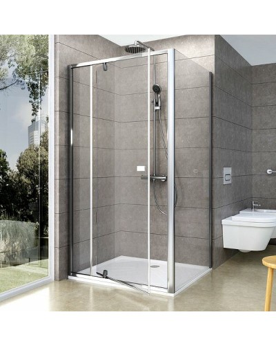 Душевая стенка Ravak Pivot PPS-100 90GA0C00Z1 профиль Хром стекло Transparent