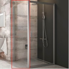 Душевая стенка Ravak Blix BLPS-80 9BH40C00Z1 профиль Хром стекло Transparent