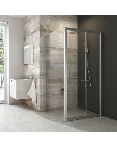 Душевая стенка Ravak Blix BLPS-80 9BH40C00Z1 профиль Хром стекло Transparent