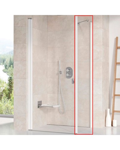 Душевая стенка Ravak Chrome CPS-90 9QV70100Z1 профиль Белый стекло Transparent