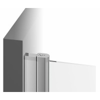 Душевая стенка Ravak Chrome CPS-80 9QV40U00Z1 профиль Сатин стекло Transparent