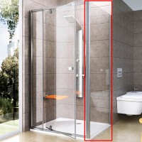 Душевая стенка Ravak Pivot PPS-80 90G40U00Z1 профиль Сатин стекло Transparent