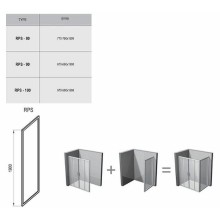 Душевая стенка Ravak Rapier RPS-90 9RV70U00ZG профиль Сатин стекло Grape