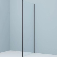 Душевая стенка Iddis Slide 100 SLI6BS1i23 профиль Черный матовый стекло прозрачное