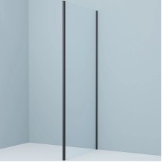 Душевая стенка Iddis Slide 100 SLI6BS1i23 профиль Черный матовый стекло прозрачное