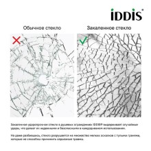 Душевая стенка Iddis Slide 100 SLI6BS1i23 профиль Черный матовый стекло прозрачное