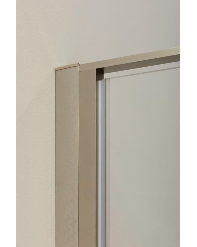 Душевая стенка Allen Brau Priority 100 3.31020.BA профиль Серебро брашированное стекло прозрачное