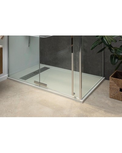 Душевая стенка Allen Brau Priority 100 3.31019.00 профиль Хром стекло прозрачное