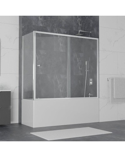 Душевая стенка RGW Z-052 80 35225208-11 профиль Хром стекло прозрачное