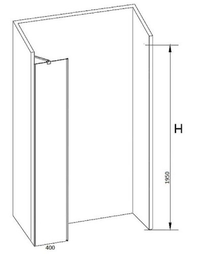 Душевая стенка RGW Z-09 40 06220904-11 профиль Хром стекло прозрачное