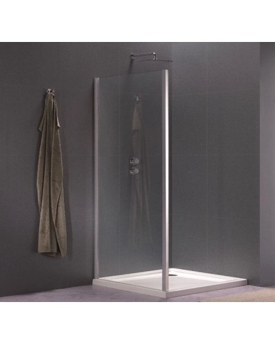 Душевая стенка Koller Pool Aqua Line 80 S80G профиль Хром стекло рифленое