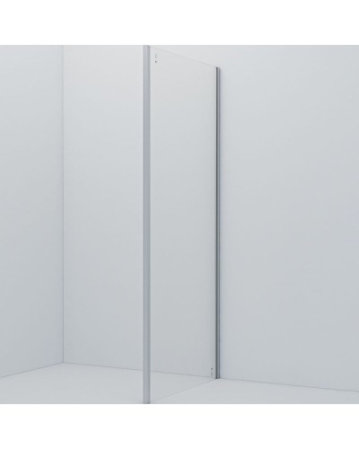 Душевая стенка Iddis Zodiac 80 ZOD6CA8i23 профиль Алюминий глянцевый стекло прозрачное