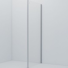 Душевая стенка Iddis Zodiac 100 ZOD6CA0i23 профиль Алюминий глянцевый стекло прозрачный