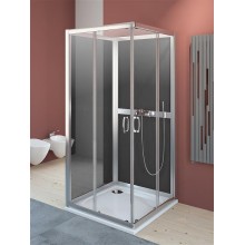 Задние стенки для душевого уголка Radaway Premium Plus 2S 80x80 33443-01-05N профиль Хром стекло графит