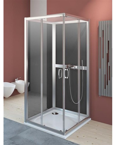 Задние стенки для душевого уголка Radaway Premium Plus 2S 80x80 33443-01-05N профиль Хром стекло графит