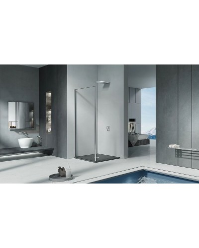 Душевая стенка Good Door Cofe SP-70-C-CH 70 КФ00035 профиль Хром стекло прозрачное