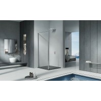 Душевая стенка Good Door Cofe SP-80-C-CH 80 КФ00036 профиль Хром стекло прозрачное