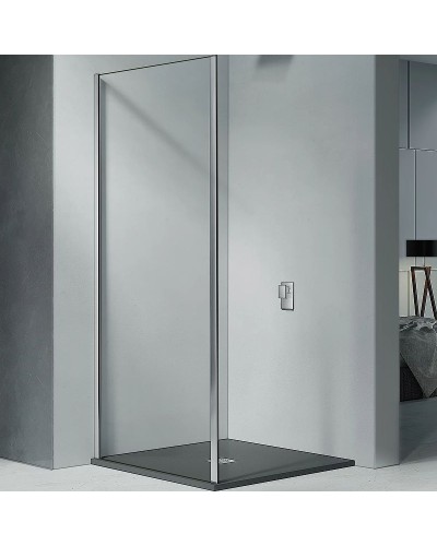 Душевая стенка Good Door Cofe SP-100-C-CH 100 КФ00038 профиль Хром стекло прозрачное