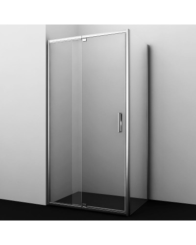 Душевая стенка WasserKRAFT Berkel 80 48P06-RP80 профиль Хром стекло прозрачное