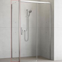 Душевая стенка Radaway Idea S1 80 L 387051-01-01L профиль Хром стекло прозрачное